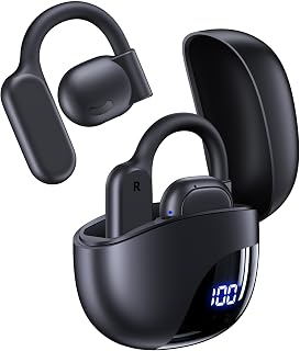 AI Translation Earbuds Real Time 164 Languages 80H Playtime Translator Ear Buds Audifonos Traductores Ingl&eacute;s Espa&ntilde;ol Wireless Earphones Bluetooth AI Headphone for Travel Meeting Learning K08 White