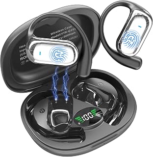 AI Translation Earbuds Real Time, 199+ Language Translator Earbuds, AI Optimized Audio Audifonos Traductores Ingl&eacute;s Espa&ntilde;ol, No Subscription Translating Headphones,OWS Open Ear 6-in-1 Smart Headphones