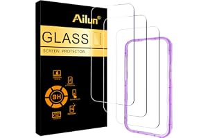 Ailun 3 Pack Screen Protector for iPhone 17 [6.3 inch] + 3 Pack Camera Lens Protector with Installation Frame,Dynamic Island Compatible,Case Friendly Tempered Glass[Not for iPhone 17 Pro/Pro Max/Air]