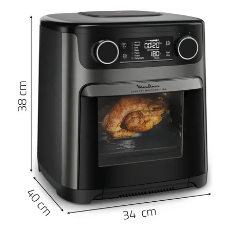 Air Fryer Moulinex Easy Fry Oven Multifuncion 15l Negro