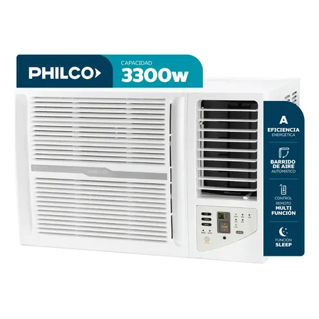 Aire acondicionado Philco Ventana PHW32CA3AN 3300 Watts / 2838 Frigorias