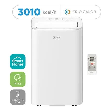 Aire Port&aacute;til Smart Midea Mpxh-12-n81f 3010 Kcal/h Fr&iacute;o Calor