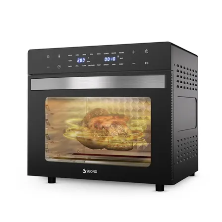 Airfryer Horno Suono Freidora Aire 18 Programas Digital 45l Negro