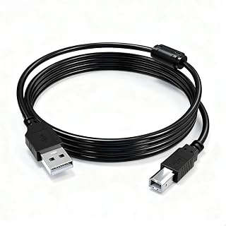 Akai MPK Mini USB Cable 10FT, MIDI Controller Cable Compatible for MPK Mini MK3/MK2/Play, APC Series, MPD218, High Speed USB 2.0 Type A to B