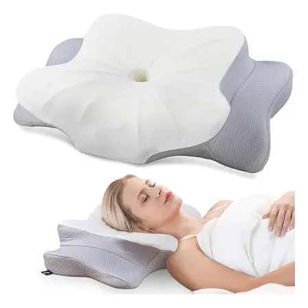 Almohada Ideal Cervical Viscoel&aacute;stica Ergon&oacute;mica Inteligente Blanco
