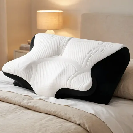 Almohada Zensleep Cervical Ortop&eacute;dica Ergon&oacute;mica Viscoelasti Blanco