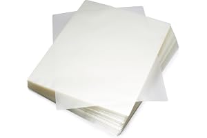Amazon Basics Clear Thermal Laminating Sheets for Documents and Photos, 9 x 11.5-Inch, 2.8 mil, 200-Pack