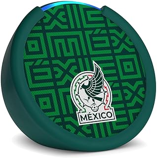 Amazon Echo Pop (newest model) | Officially Licensed Mexico National Soccer Team Limited-Edition (Green)