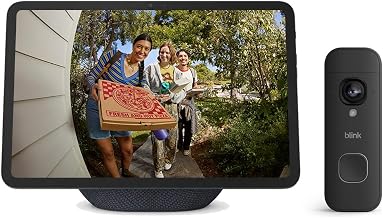 Amazon Echo Show 11 (newest model) with Vibrant Full-HD 11" Display + Blink Battery Doorbell 2K+ Wireless Video Doorbell Bundle