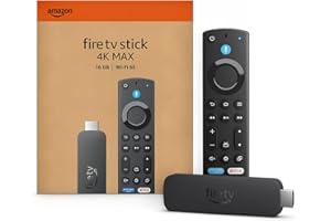 Amazon Fire TV Stick 4K Max (newest model), streaming device, with AI-powered Fire TV Search, supports Wi-Fi 6E, free & live TV without cable or satellite, find shows faster with Alexa+