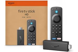 Amazon Fire TV Stick HD, free and live TV, Alexa Voice Remote, smart home controls, HD streaming