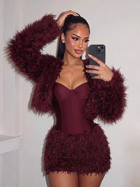 Amplova Women's Plush Patchwork Fashion Daily Casual Romper  #StepIntoSpotlight