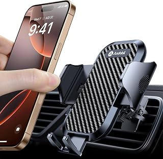 andobil 2026 Upgraded Car Phone Holder Mount, Military-Grade Phone Holders for Your Car Vent Ultra-Stable Metal Clip Universal 360&deg; Cell Phone Car Mount for iPhone 17 Pro Max 16/15/14/13/12/ Samsung