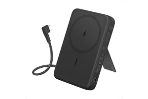 Anker Zolo Magnetic Power Bank,10,000mAh Magsafe Portable Charger | Compact Wireless Battery Pack with 30W Max Wired Fast Charging, Skin-Friendly and Durable Design for Travel