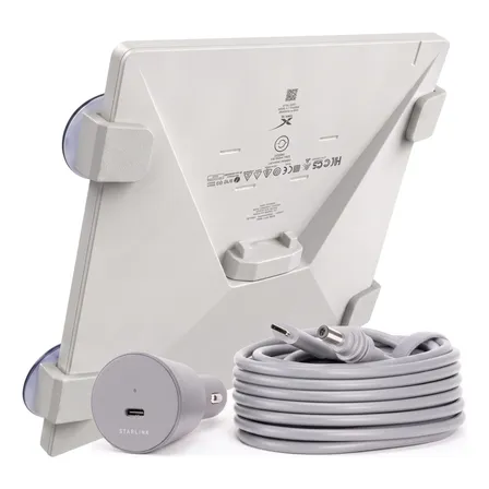 Antena Starlink Mini Satelital Kit Car 12/24v Auto Ventosas