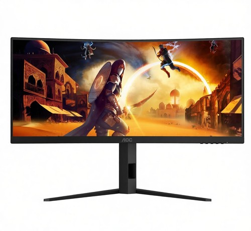 AOC CU34G4HV 34" VA Panel Curved Gaming Monitor LED WQHD 3440x1440 200Hz 0.5ms