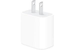 Apple 20W USB-C Compact Power Adapter: Fast and Convenient Charging, Type C Wall Charger