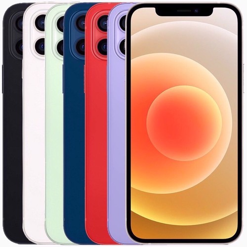 Apple iPhone 12 64GB 128GB 256GB Unlocked Smartphone - Good