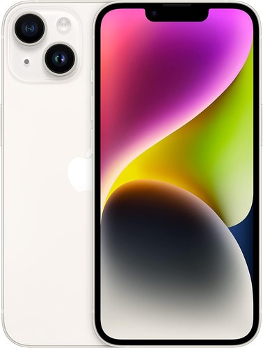 Apple iPhone 14 A2649 Unlocked 128GB Starlight (Excellent)