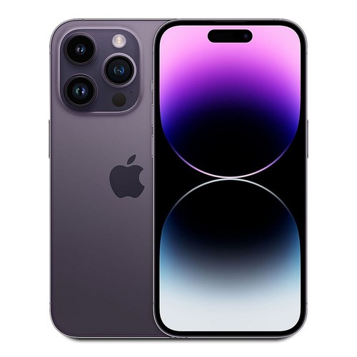 Apple iPhone 14 Pro Max 128GB Unlocked 6.7" - (Deep Purple) A2651 w/Warranty