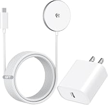 [Apple MFi Certified] 6FT Magnetic Wireless Charger for iPhone 17 16 15 | 25W Fast Apple MagSafe Charger Wireless Charging Pad for iPhone 17/Air/17 Pro Max/16Pro/15/14/13/12/AirPods 3/2/Pro