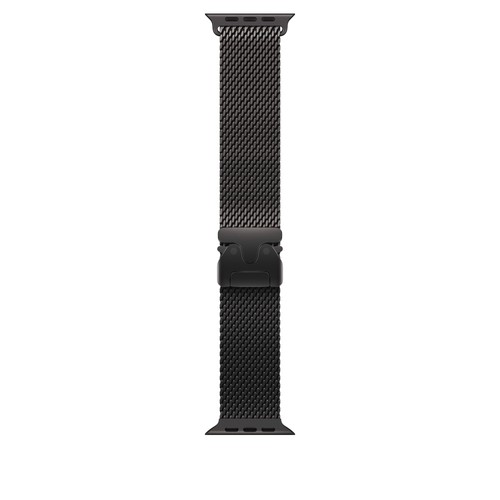 Apple Watch Milanese Loop Band (49mm) - L - Black Titanium