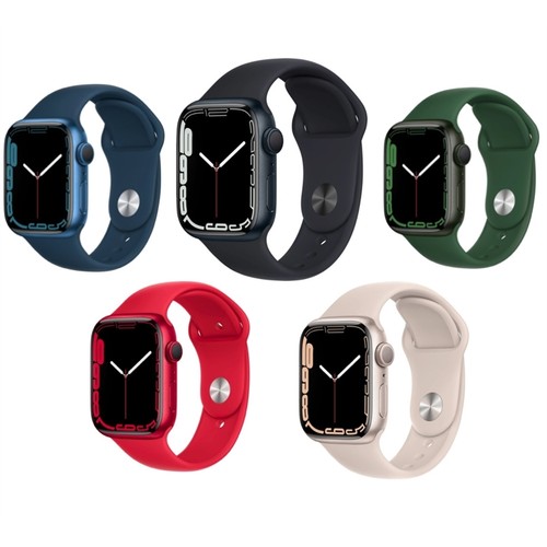 Apple&nbsp;Watch Series 7 Smart Watch (GPS) 45mm - Aluminum - Sport Band - Good