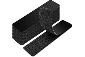 Art3d 16 Sets Hook and Loop Tape Sticky Back,1 in.x 4 in. Double-Sided Command Adhesive Strip Heavy Duty