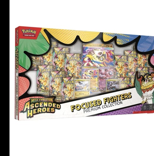 Ascended Heroes Focused Fighters Premium Collection Heavy Hitters Box Sealed