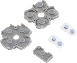 ASHATA Silicone Conductive Rubber Pad Kit for 5 Controller Repair Replacement Part for, Wear and