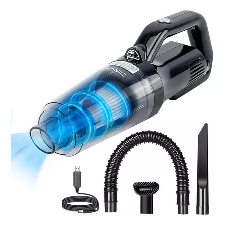 Aspiradora De Mano Port&aacute;til Gadnic 9000Pa Bater&iacute;a Duradera Auto y Hogar 120W