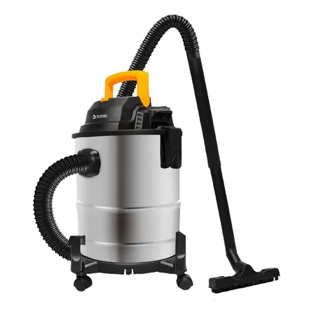Aspiradora de tacho para el hogar o la oficina 15 L SNPE-2008 - 1300w color plateado Suono