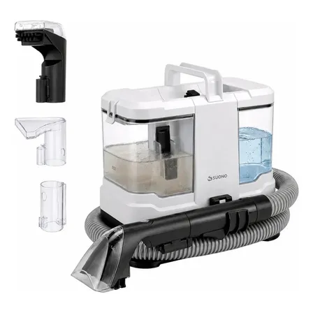 Aspiradora Limpia Manchas Tapizados Superficies Suono Home Studio Doble Tanque 350W Accesorios Rociador