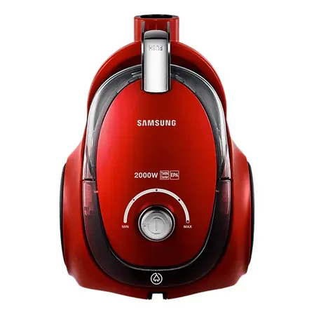 Aspiradora Samsung Sin Bolsa 2000 W Roja Vc20ccnmarf Color Rojo