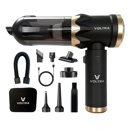 Aspiradora Sopladora 3 en 1 Voltra Black Edition Inalámbrica 450ml