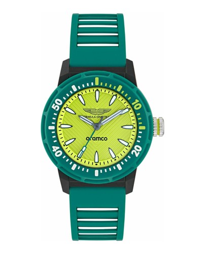 Aston Martin Formula 1 Mens  Black 40mm Strap Fashion Watch