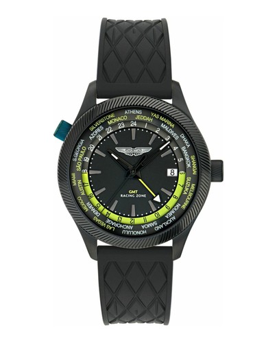 Aston Martin Mens  Black 41mm Strap Fashion Watch