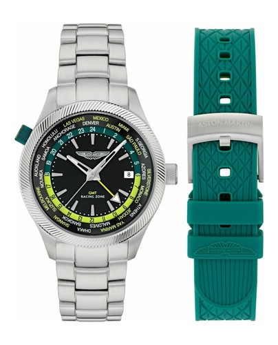 Aston Martin Mens  Stainless Steel 41mm Bracelet Fashion Watch