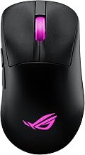 ASUS ROG Keris II Origin Wireless Gaming Mouse &ndash; Right-Handed Ergonomic, 65g, Tri-Mode Connectivity, 42K DPI, up to 127Hr Battery, Web-Based Configuration, PC/Mac Support - Black
