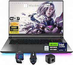 ASUS ROG Strix G18 RTX 5060 Gaming AI Laptop, 18" WQXGA 240Hz 3ms 100% DCI-P3 Nebula Display, 24-Core Intel Ultra 9 275HX, 32 GB DDR5 RAM, 1 TB SSD, 4-Zone RGB Backlit KB, Wi-Fi 7, Windows 11 Pro