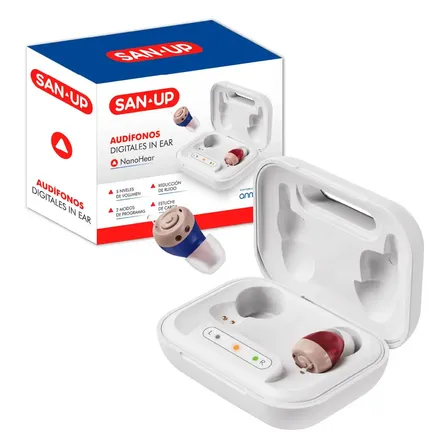 Aud&iacute;fonos Digitales In-ear San Up Nano Ear Inal&aacute;mbrico