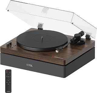 AudioSource All-in-one Turntable Vinyl Record Player, Bluetooth Streaming