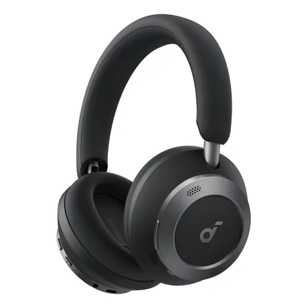 Auriculares Vincha Soundcore Space One Pro Inal&aacute;mbricos, Dise&ntilde;o Ultra Plegable, CAR Adaptativa, 60hs sin CAR, LDAC Hi-Res, Conexi&oacute;n Multipunto, 6 Micr&oacute;fonos para llamadas, Negro
