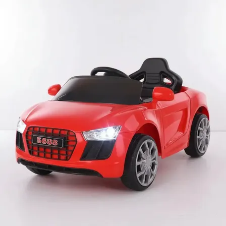 Auto A Bater&iacute;a 6v Everbright Rojo Con Control Remoto Para Ni&ntilde;os 3 A 5 A&ntilde;os
