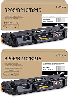 B205/B210/B215 Black High Capacity Toner Cartridge - 2 Pack 106R04347 Toner Replacement for Xerox B205 B210 B215 Printer (3,500 Pages/Pack)