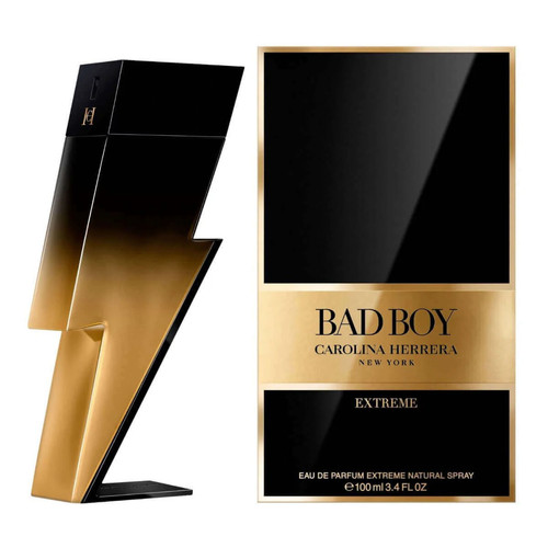 Bad Boy Extreme by Carolina Herrera Cologne for Men EDP 3.3 / 3.4 oz New In Box