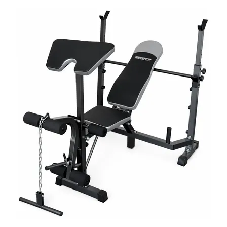 Banco De Pecho Pesas Plano Multifuncion Scott Piernas 4 En 1 Energy Fit