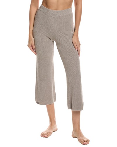 Barefoot Dreams Cozychic Ultra Lite Ribbed Slit Crop Pant Women's