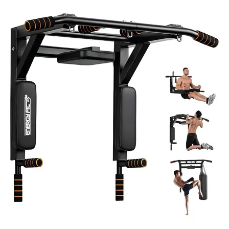 Barra Dominadas Pared Desmontable 300kg Reforzada Energy Fit Acero