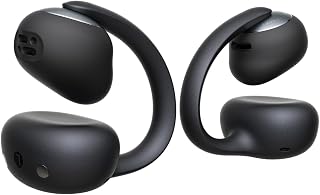 Baseus Bowie MC2 Open Ear Clip On Earbuds, CloudComfort 2.0 Wrap-Around Design, LDAC Hi-Res Audio, Bluetooth 6.0, 55H Playtime, 4-Mic AI Clear Call, IP67 Waterproof for Running Gym Workouts